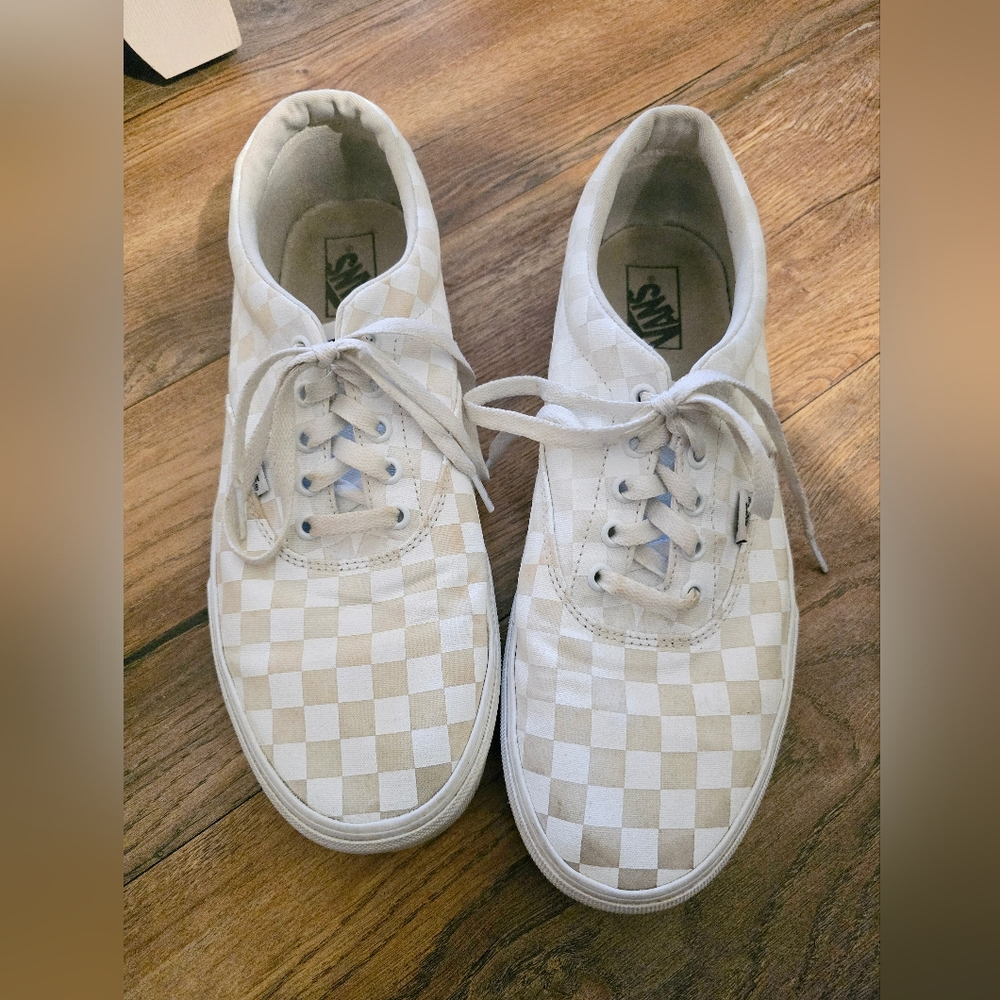 Vans Checkered Sneakers Mens Size 12 Women's 13.5